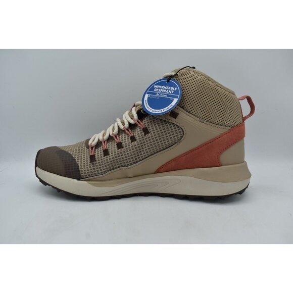 Columbia Womens 11 Trailstorm Omni-Tech Mid Oxford Tan Waterproof Hiking Boots - Picture 8 of 14
